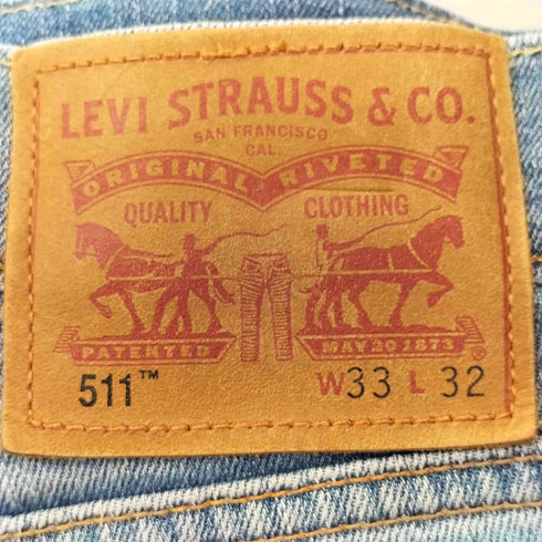 リーバイス Levis 511 SLIM FIT ストレート デニム パンツ メンズ W33 L32