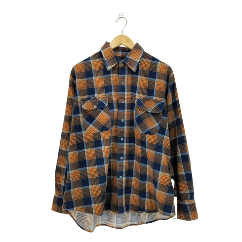 ANTHONYS 60~70s チェック柄 L/S ネルシャツ メンズ JPN:L