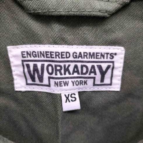 エンジニアードガーメンツ Engineered Garments WORKADAY 旧タグ オリジナル ドーナツボタン 3P ライト カバーオール シャツ ジャケット メンズ JPN:XS