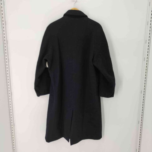 CASHMERE&WOOL カシミヤ混 ステンカラーコート メンズ L