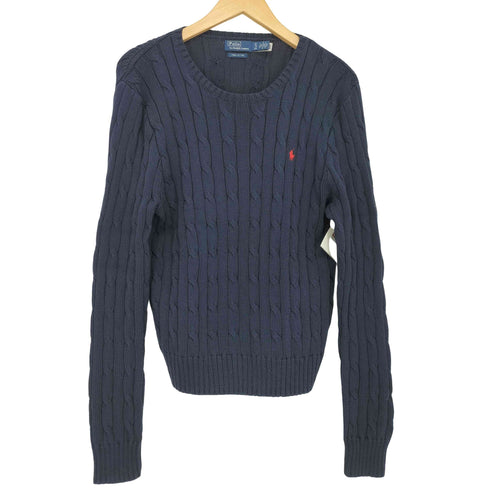 ポロバイラルフローレン Polo by RALPH LAUREN pima cotton ケーブルニット レディース import:XL