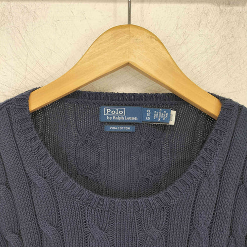 ポロバイラルフローレン Polo by RALPH LAUREN pima cotton ケーブルニット レディース import:XL