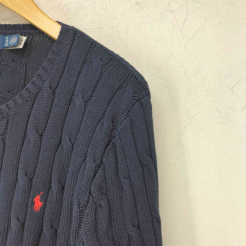 ポロバイラルフローレン Polo by RALPH LAUREN pima cotton ケーブルニット レディース import:XL