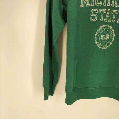 チャンピオン Champion 80S USA製 トリコタグ MICHIGAN ラグラン カレッジロゴ クルーネックスウェット メンズ import:M