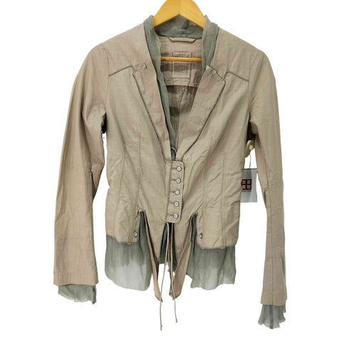 マリテフランソワジルボー MARITHE FRANCOIS GIRBAUD シアードッキング ジャケット レディース import:L