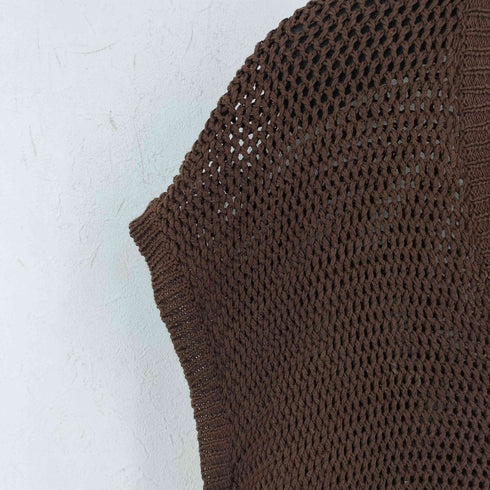 ダイリク DAIRIKU Pullover Fringe Net Knit Vest メンズ FREE