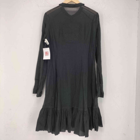 マリテフランソワジルボー MARITHE FRANCOIS GIRBAUD フリル シアーシャツ レディース import:L