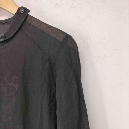 マリテフランソワジルボー MARITHE FRANCOIS GIRBAUD フリル シアーシャツ レディース import:L