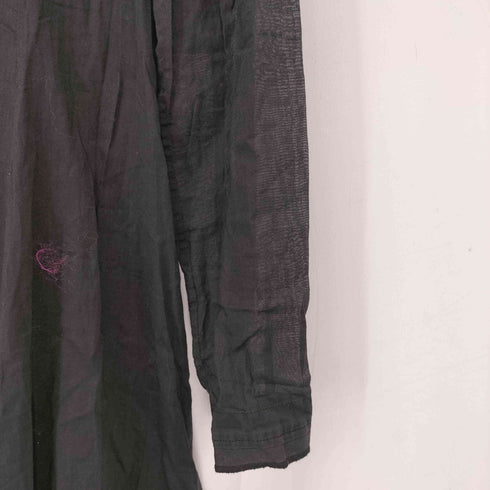 マリテフランソワジルボー MARITHE FRANCOIS GIRBAUD フリル シアーシャツ レディース import:L