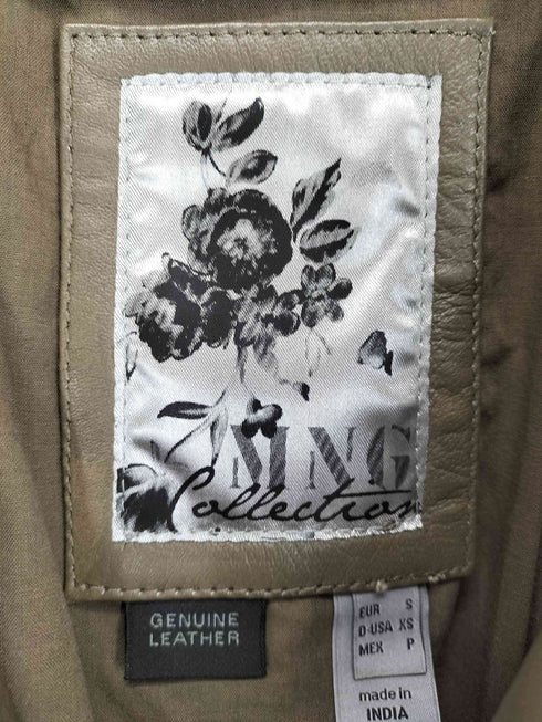 マンゴー MNG リブレザージャケット レディース EUR S