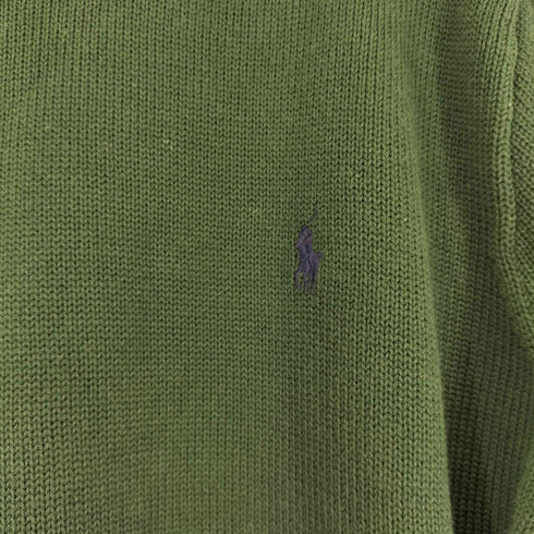 ポロラルフローレン POLO RALPH LAUREN スモールポニー刺繍コットンニット メンズ import:L