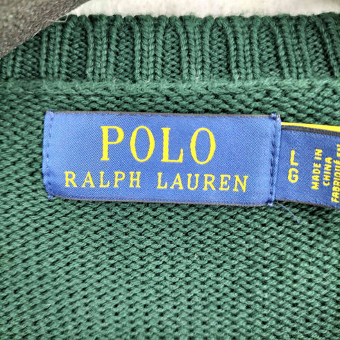 ポロラルフローレン POLO RALPH LAUREN スモールポニー刺繍コットンニット メンズ import:L