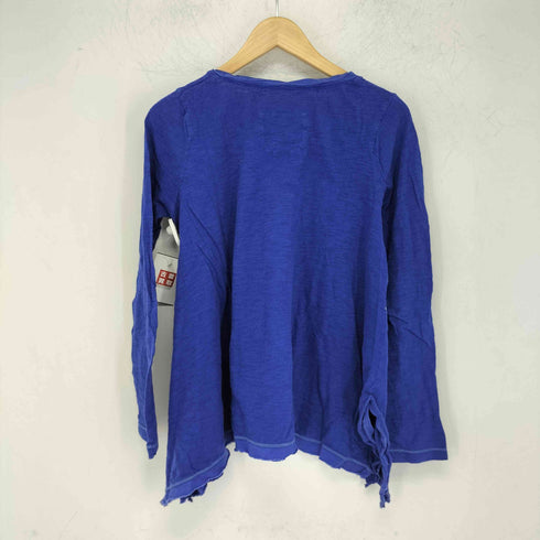 マリテフランソワジルボー MARITHE FRANCOIS GIRBAUD 歯車プリント カットソー 異素材切替 レディース import:M