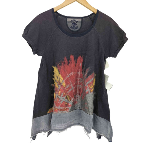 マリテフランソワジルボー MARITHE FRANCOIS GIRBAUD プリント カットソー レディース import:M