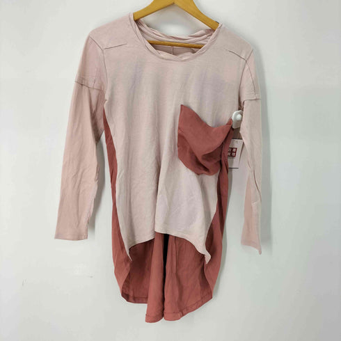 マリテフランソワジルボー MARITHE FRANCOIS GIRBAUD カットソー 異素材 アシンメトリー レディース import:M