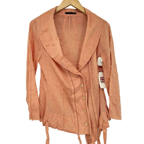 マリテフランソワジルボー MARITHE FRANCOIS GIRBAUD ビッグカラーシャツ レディース import:M