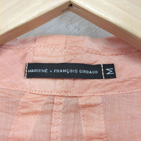 マリテフランソワジルボー MARITHE FRANCOIS GIRBAUD ビッグカラーシャツ レディース import:M