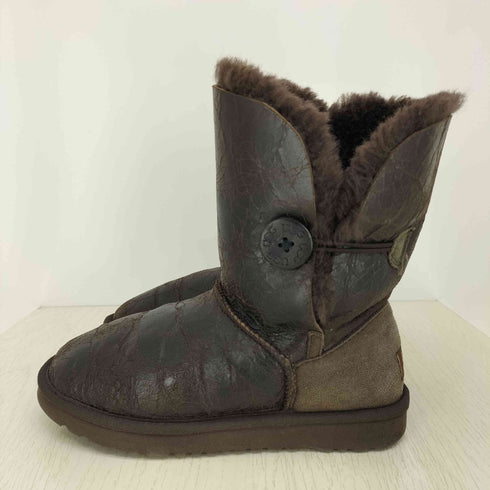 アグ UGG CLASSIC BAILEY BUTTON レザー切替 ベイリーボタン ムートンブーツ レディース JPN:23