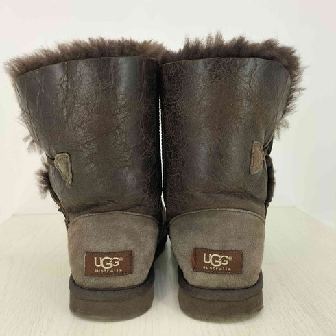 アグ UGG CLASSIC BAILEY BUTTON レザー切替 ベイリーボタン ムートンブーツ レディース JPN:23