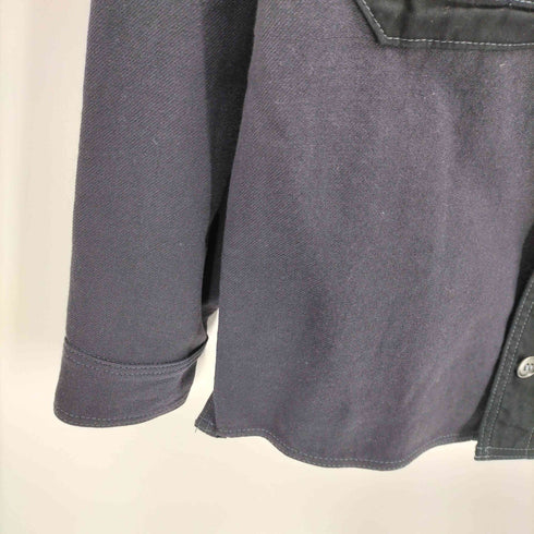 ポストオーバーオールズ POST OVERALLS USA製 切替デザイン ワークシャツ メンズ import:XS