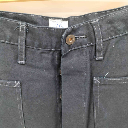 ポストオーバーオールズ POST OVERALLS USA製 ワークパンツ シンチバック メンズ XS