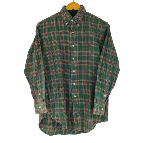 ポロカントリーラルフローレン POLO COUNTRY RALPH LAUREN 90S スモールポニー刺繍 L/S BD シャツ メンズ import:S