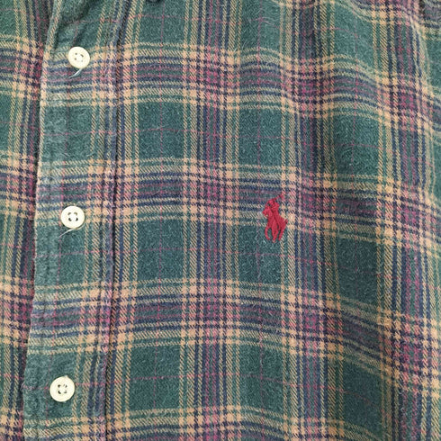ポロカントリーラルフローレン POLO COUNTRY RALPH LAUREN 90S スモールポニー刺繍 L/S BD シャツ メンズ import:S