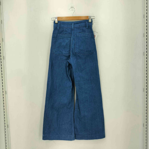 ザラ ZARA ワイドレッグ ハイライズ ジーンズ レディース 32