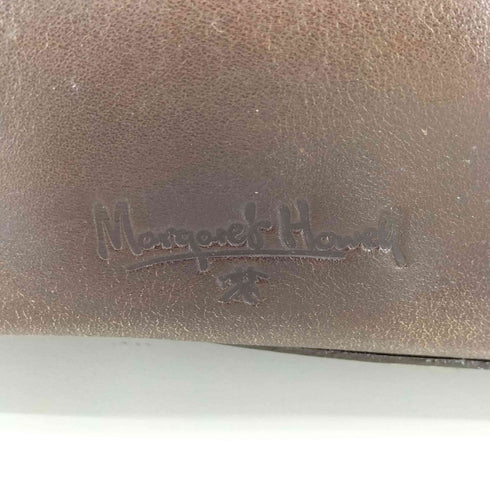 マーガレットハウエル MARGARET HOWELL ロゴ 刻印 レザー ワンショルダー バッグ レディース