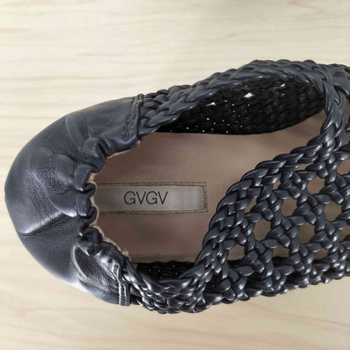 ジーブイジーブイ GVGV DIAGONAL TOE MESHED PUMPS ダイアゴナル トゥ メッシュ パンプス レディース JPN:S