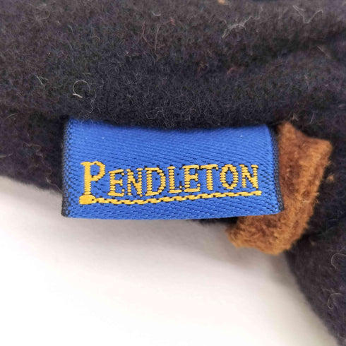 ペンドルトン PENDLETON レザー切替 ウール グローブ メンズ