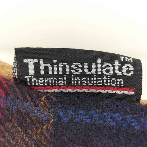 Thinsulate スエード切替 ニットグローブ メンズ