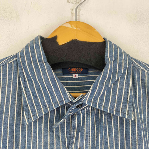 オムニゴッド OMNIGOD ストライプ L/S シャツ メンズ 4