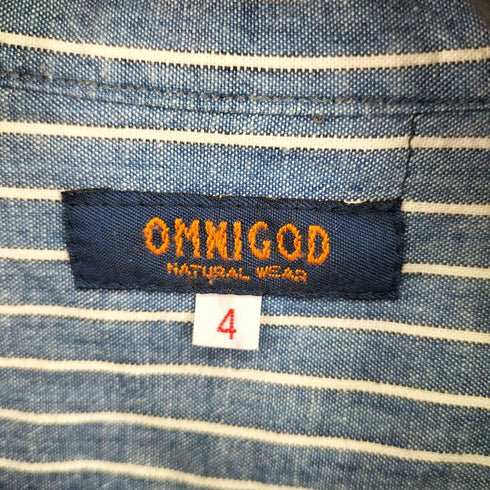 オムニゴッド OMNIGOD ストライプ L/S シャツ メンズ 4