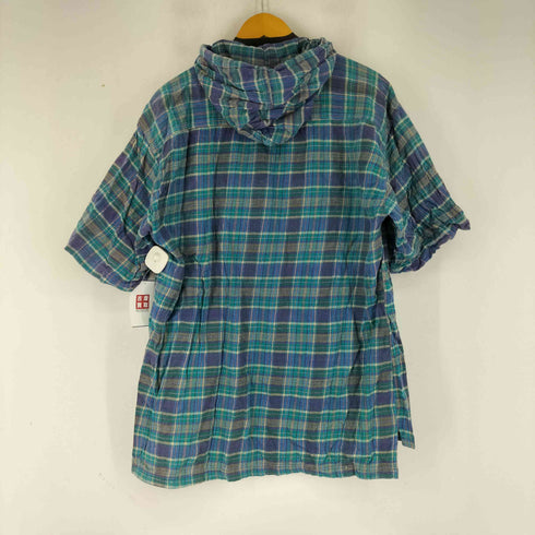 SHAH SAFAZI チェック S/S シャツパーカー メンズ JPN:L