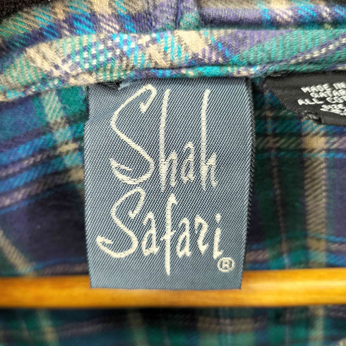 SHAH SAFAZI チェック S/S シャツパーカー メンズ JPN:L