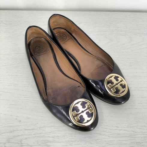 トリーバーチ TORY BURCH ロゴ エナメルパンプス レディース 6