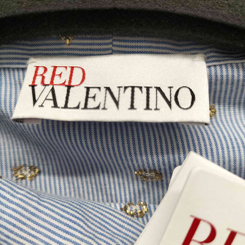 レッドヴァレンティノ RED VALENTINO ボウタイ パフスリーブ ブラウス レディース EUR:38