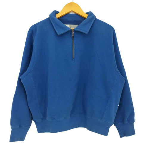 ラッセルアスレチック RUSSELL ATHLETIC 90-00s ブランク ハーフジップ スウェット メンズ import:S