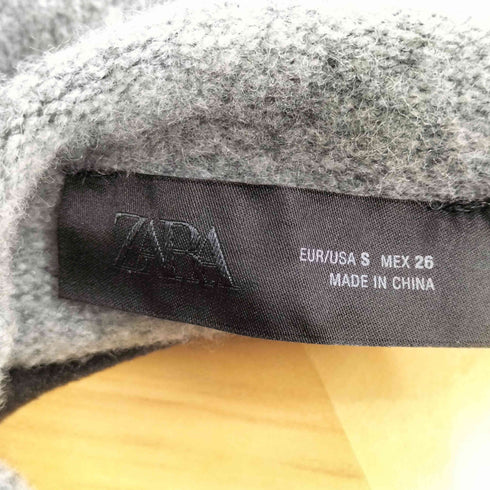 ザラ ZARA ソフトニットショートスリーブセーター レディース import:S