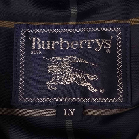 バーバリーズ BURBERRYS フェイクレザー 中綿ライナー付き ジャケット メンズ import:L