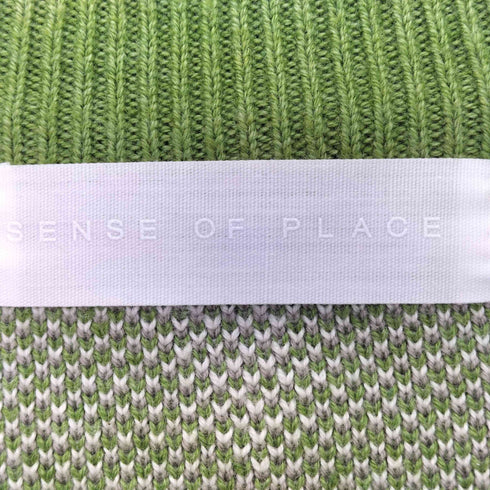 センスオブプレイス SENSE OF PLACE ユニセックス アーガイルVネックカーディガン メンズ JPN:M