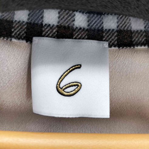 ロクビューティーアンドユースユナイテッドアローズ 6 BEAUTY & YOUTH UNITED ARROWS コットン チェック シャツ レディース