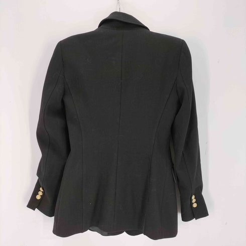 ザラ ZARA ショルダーパッド フィットブレザー 金ボタン レディース import:S