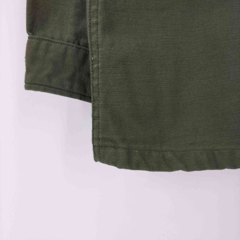 ユーエスアーミー U.S. ARMY 60S SATTEN OG 107 コットン サテン ミリタリー シャツ 1968年製 メンズ 15 1/2×33