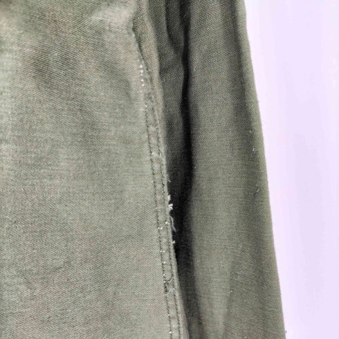 ユーエスアーミー U.S. ARMY 60S SATTEN OG 107 コットン サテン ミリタリー シャツ 1968年製 メンズ 15 1/2×33