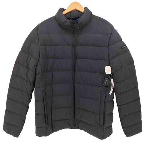 カルバンクライン CALVIN KLEIN ジップアップ パテッド ジャケット メンズ import:L