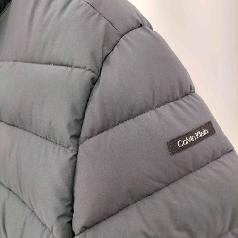 カルバンクライン CALVIN KLEIN ジップアップ パテッド ジャケット メンズ import:L