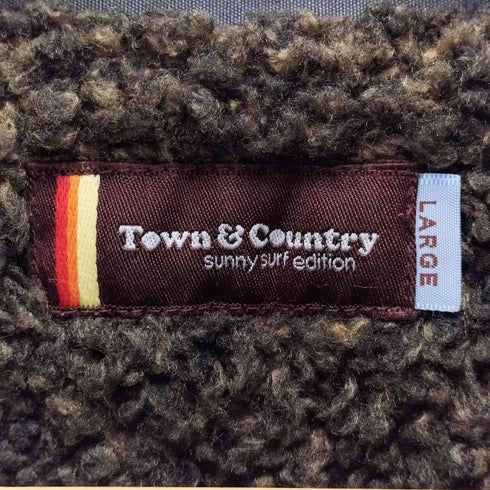 タウンアンドカントリー TOWN & COUNTRY 裏地ボア パッカブルフード コットンジャケット スタッズ y2k メンズ JPN:L