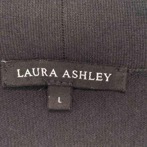ローラアシュレイ LAURA ASHLEY シルク混ボタンレスカーディガン レディース JPN:L
